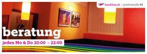 Beratung am Montag @ HOSI Linz | Linz | Oberösterreich | Österreich
