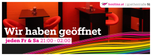 HOSI Linz von 20:00 bis 00:00 geöffnet @ HOSI Linz | Linz | Oberösterreich | Österreich