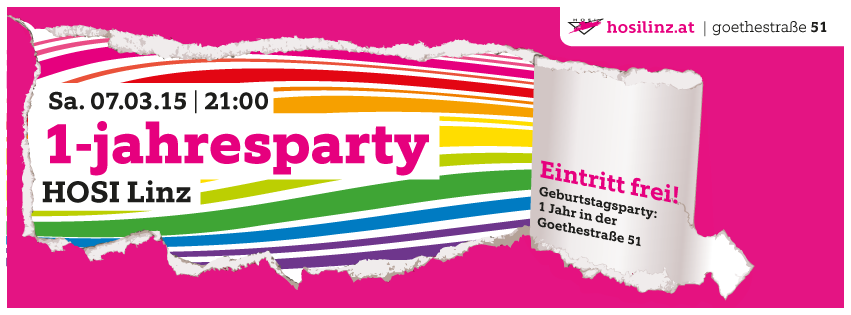 1 Jahr HOSI @ Goethestraße – die Party