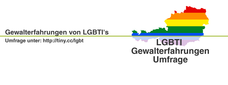 Unterstützung der “LGBTI-Gewalterfahrungen-Umfrage”