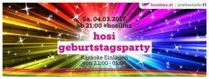 HOSI Geburtstagsparty @ HOSI Linz | Linz | Oberösterreich | Österreich