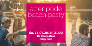 After Pride Beach Party @ Queer Bar forty nine | Linz | Oberösterreich | Österreich