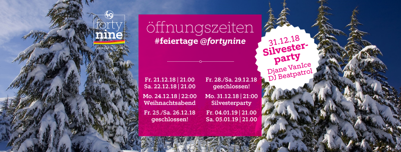 Öffnungszeiten 2018/2019