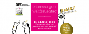 LESBRESSO: Planungstreffen für den Weltfrauen-Tag @ Kunstuniversität Linz