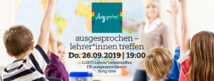 Tipp: Lehrer*innentreffen in Linz @ Queer Bar forty nine