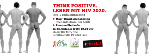 „Think Positive. Leben mit HIV 2020.“ @ Queerbar forty nine