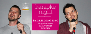 KARAOKE NIGHT @ Queer Bar forty nine