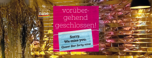 forty nine vorübergehend geschlossen