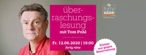 Überraschungslesung mit Tom Pohl @ Queer Bar forty nine