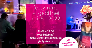 forty nine geöffnet @ Queer Bar forty nine