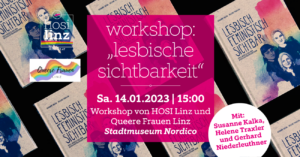 Workshop „Lesbische Sichtbarkeit inner- und außerhalb der LGBTIQ+ Community“ @ Stadtmuseum Nordico
