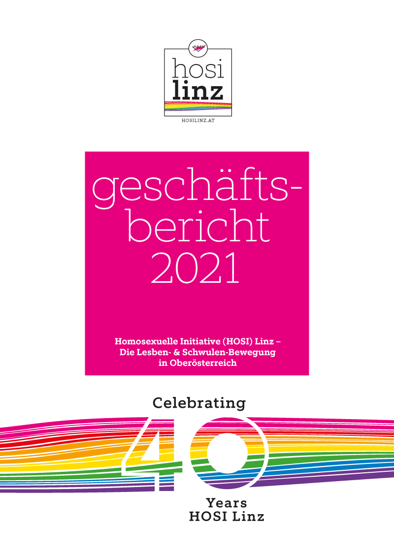 Geschäftsbericht der HOSI Linz 2021