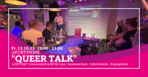 Queer talk Vol. 02 @ Queer Bar forty nine