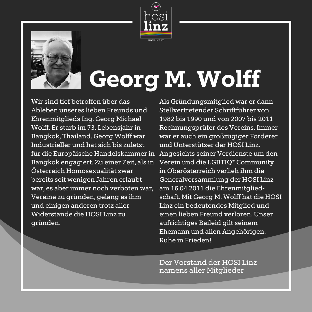 In memoriam Georg M. Wolff