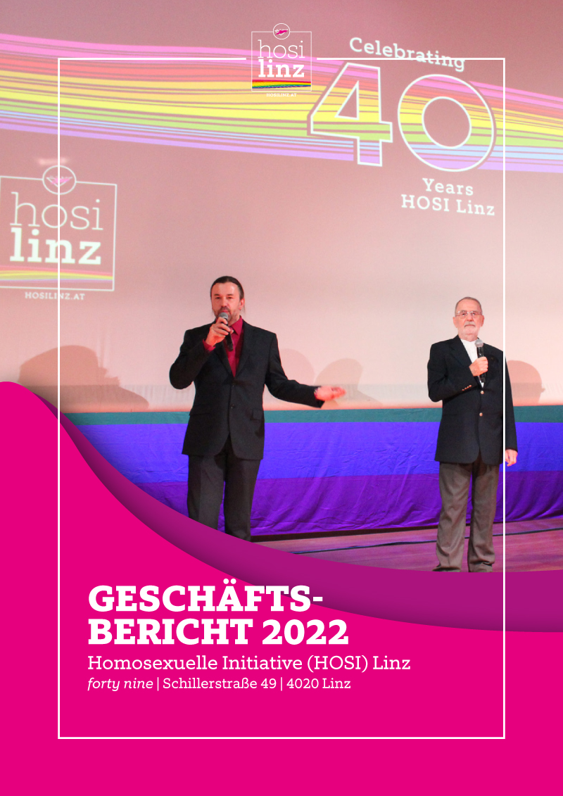 Geschäftsbericht der HOSI Linz 2022