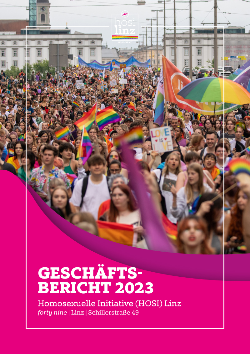 Geschäftsbericht der HOSI Linz 2023