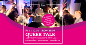 Queer Talk Oktober 2024 @ Queer Bar forty nine