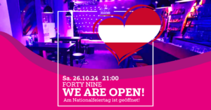 Wir haben offen @ Queer Bar forty nine