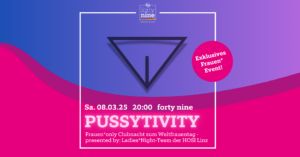 PUSSYTIVITY @ Queer Bar forty nine