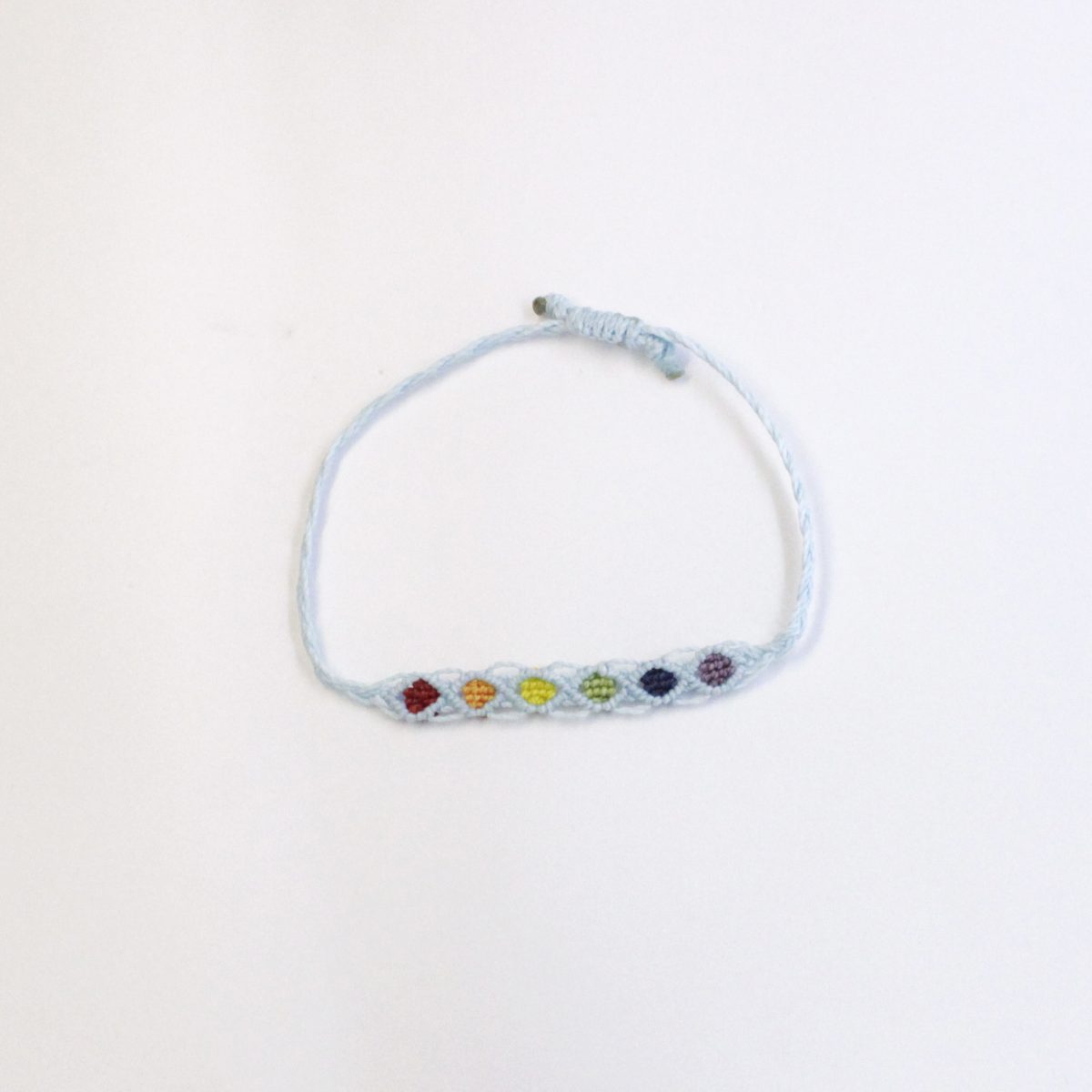Armband Diamant/hellblau “Rainbow”