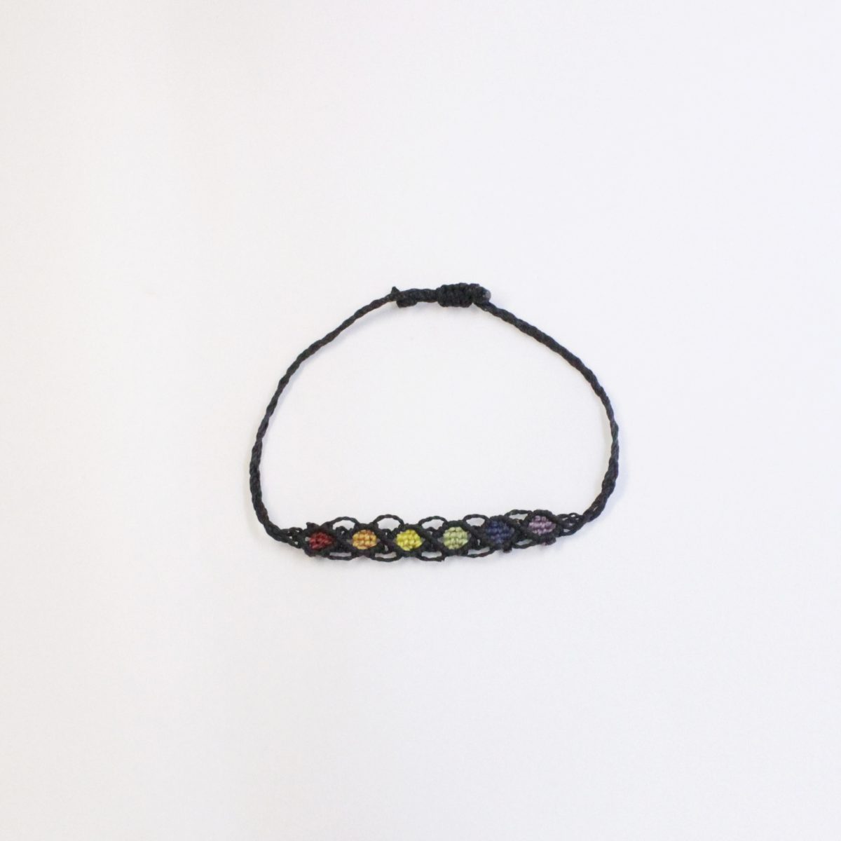 Armband Diamant/schwarz “Rainbow”